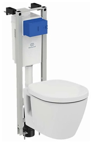 Комплект унитаз с инсталляцией и крышкой Ideal Standard Connect W220101: фотография 1