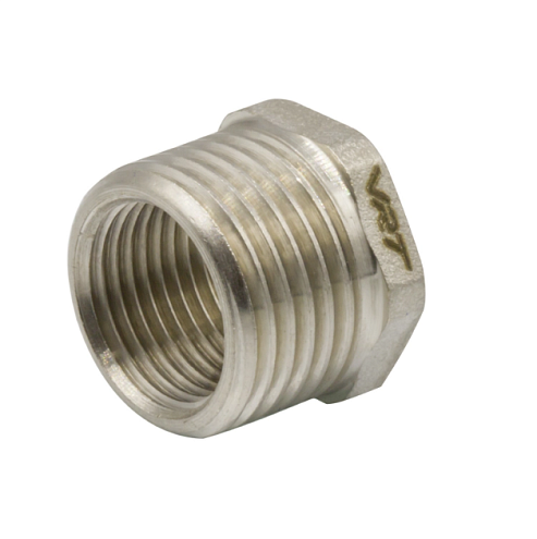 Футорка 1/2"х3/8" НВ никель VRT: фотография 1