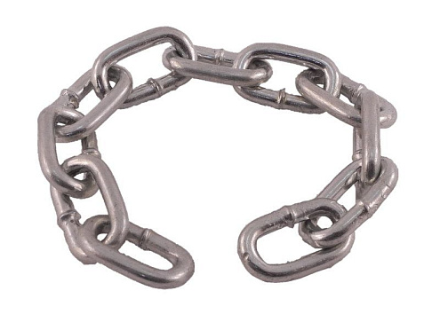 Цепь сварная короткозвенная 4мм DIN766: фотография 1