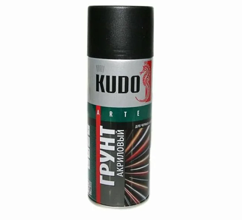 Грунт акриловый универсальный для черных и цветных металлов, черный, 520мл: фотография 1