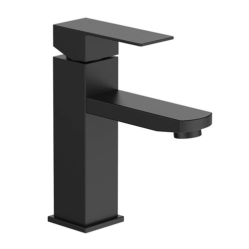 Смеситель для умывальника 35к F10802-6 FRAP нерж черный: фотография 1