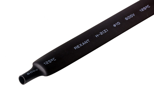 Трубка термоусадочная 25.0/12.5 1м черная Rexant 22-5008: фотография 1
