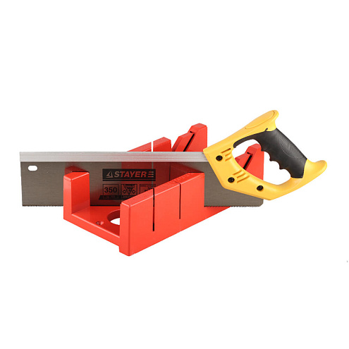 Набор пила с пластмассовым стуслом, 350мм, STAYER: фотография 1