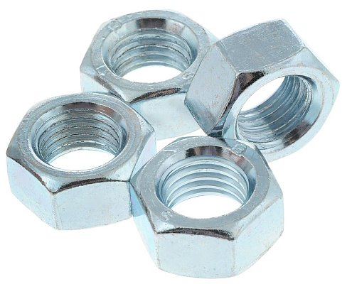 Гайка оцинкованная  DIN 934 М 4, 25шт: фотография 1