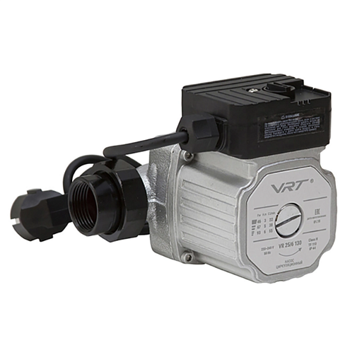 Насос циркуляционный VRT VR 25-4 130, с гайками: фотография 1