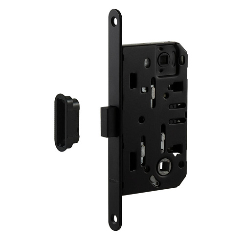 Замок магнитный М 13М-96мм под фиксатор с ответной планкой чёрный: фотография 1