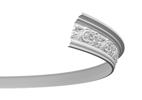 Карниз 1.50.274flex размеры 86х57х2000 мм: фотография 1