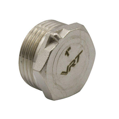 Заглушка 1" НР никель VRT: фотография 1