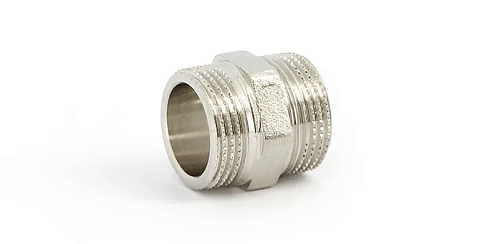 Ниппель никелированный 3/4" Uni-fitt : фотография 1