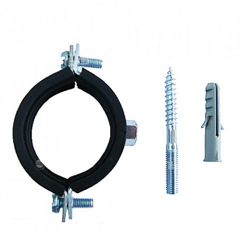 Хомут трубный 25-28 (¾") М8: фотография 1