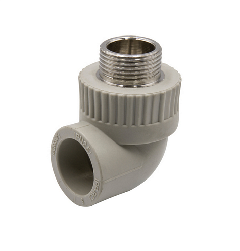 Уголок комбинированный наружная резьба  25х3/4'' EVER plast   : фотография 1