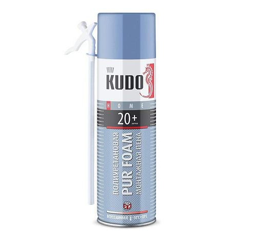 Пена монтажная KUDO HOME 20+ всесезонная: фотография 1
