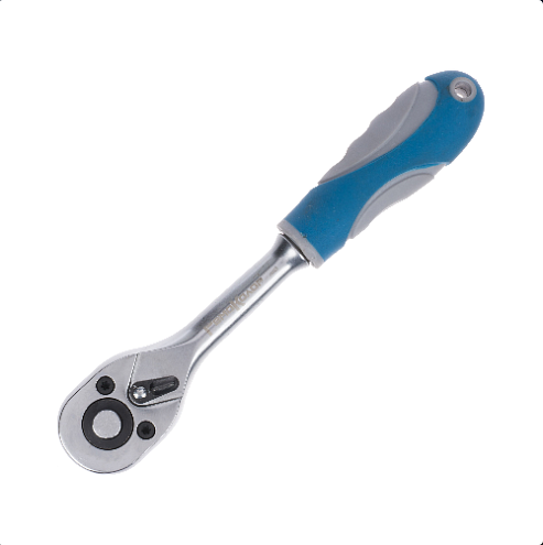 Набор торцевых головок с трещоткой и удлинителем, 12 предметов, РемоКолор: фотография 1