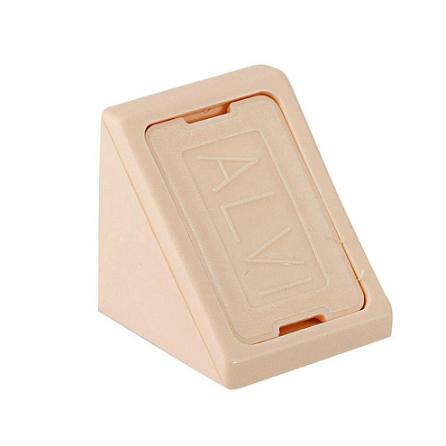 Уголки мебельные пластиковые сосна  с шурупом 6шт "Element": фотография 1