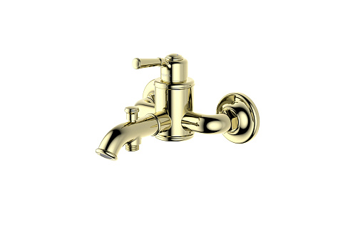 Смеситель для ванны Aquatek золото полированное AQ1540PG Классик: фотография 1