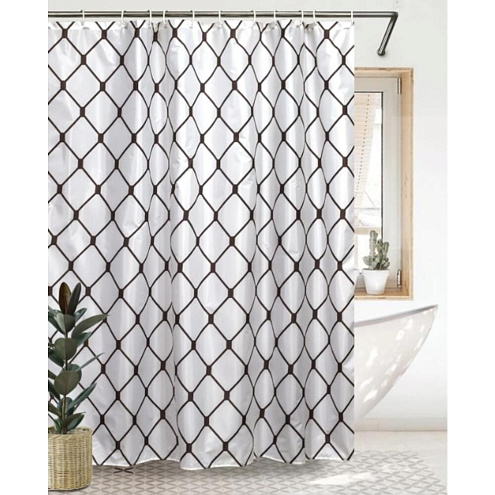 Занавеска-штора для ванн BATH NET сетка, 180х180: фотография 1