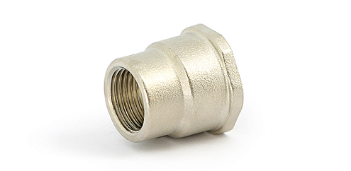 Муфта переходная никелированная 1 1/4"х1" Uni-fitt : фотография 1