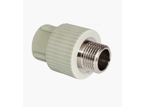 Муфта комбинированная наружная резьба 32х1" серый TR-TB Tebo : фотография 1