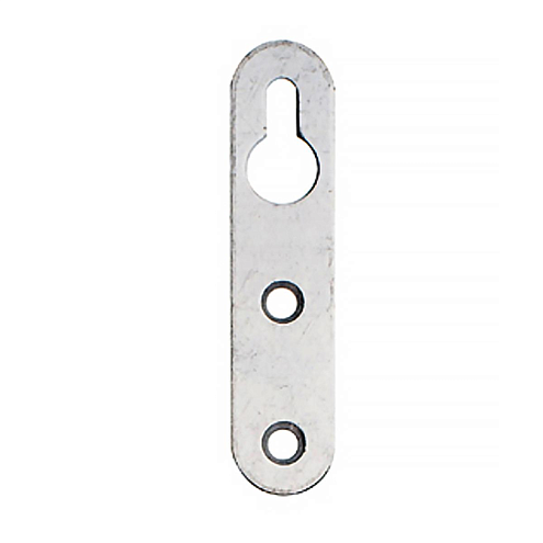 Подвес для полки 65мм с шурупом белый цинк, 2шт: фотография 1