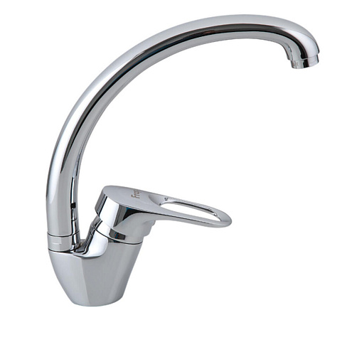 Смеситель для кухни 40к F4104-2 FRAP с отв боковая п/гайку: фотография 1