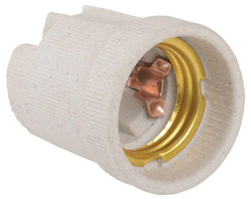 Патрон электрич. E27 Пкр27-04-К43 подвесной керамич. (с этикет.) IEK EPC10-04-01-K01: фотография 1