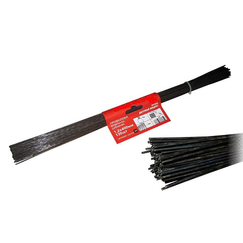 Проволока вязальная, рубленая 1,2х400мм - 130 вязок: фотография 1