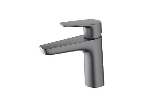 Смеситель для раковины 98 без донного клапана Aquatek оружейная сталь AQ1110BGM Бетта: фотография 1