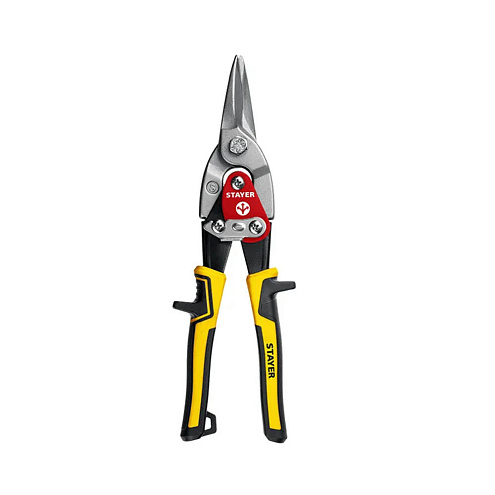 Ножницы по металлу прямой рез, 250мм, сталь - 1.2мм, нержавейка - 0.7мм, STAYER: фотография 1