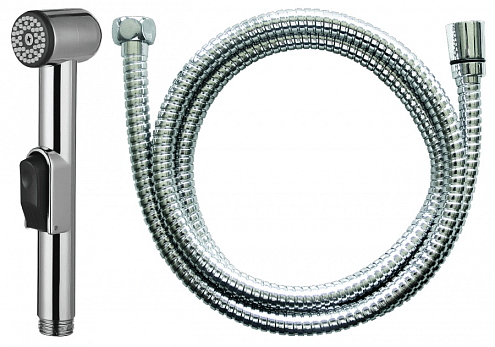 Лейка гигиенического душа AM.PM F0202064 шланг 1500, держатель, хром: фотография 1