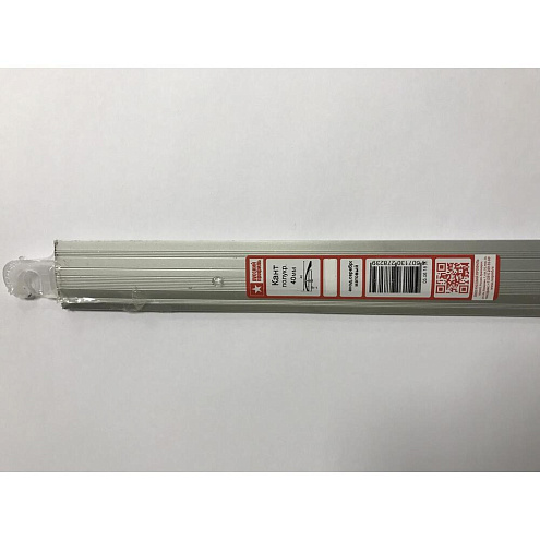 Порог кант 40мм 0,9м серебро матовый: фотография 1