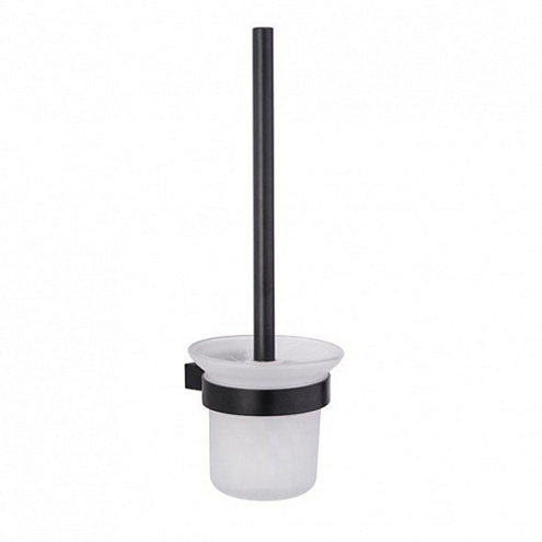 Ерш с крышкой настенный 5510/L черный: фотография 1