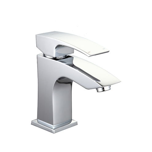 Смеситель для умывальника 35к G1007 GAPPO литой, п/гайку ХРОМ: фотография 1