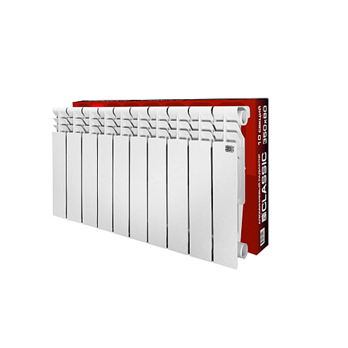 Радиатор алюминиевый STI Classic 350/80 10 секций: фотография 1