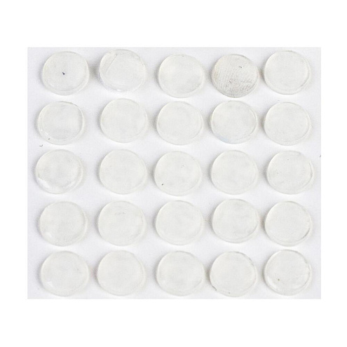 Демпфер захлопа 10мм прозрачный, 25шт "Element": фотография 1