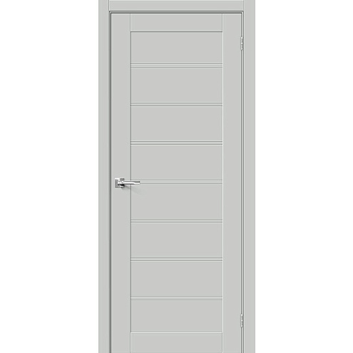 Дверь ПЭТ Браво-20 Grey Silk 2000х900: фотография 1