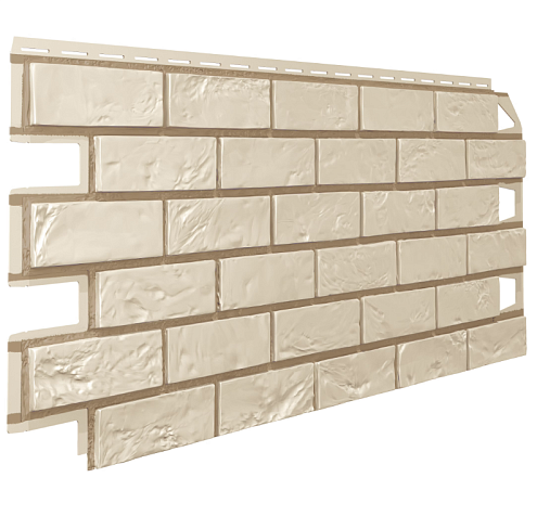 Фасадные панели Технониколь Оптима, Кирпич, слоновая кость : фотография 1