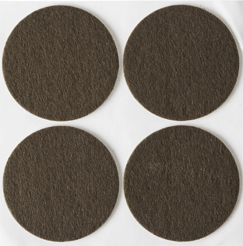 Самоклеящиеся фетровые накладки 50мм, 4шт, STAYER: фотография 1