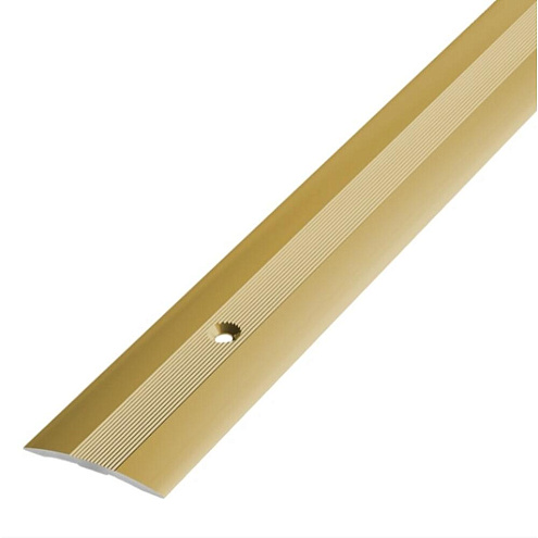 Порог стык 38мм 0,9м золото матовый: фотография 1