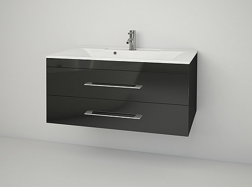 Тумба Элен 90 арт.115 черная: фотография 1