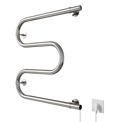 Полотенцесушитель Mixline Simple M 50x60 кнопочный выключатель, 184 Вт: фотография 1