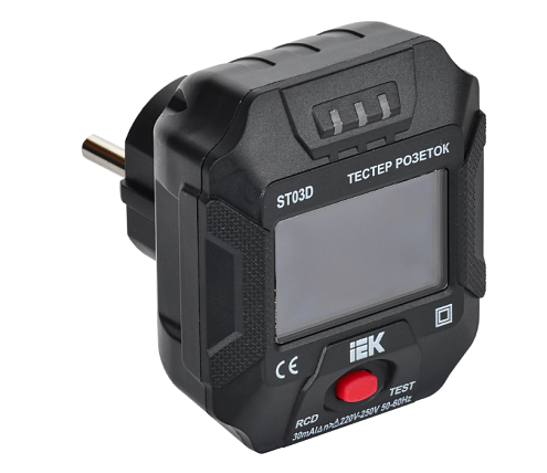 Тестер розеток ST03D ARMA2L 5 IEK A2L5-ST14-03: фотография 1