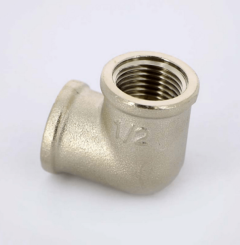 Уголок никелированный 1/2" ВВ Uni-Fitt: фотография 1