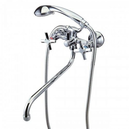 LM6051C "Промоушен" Смеситель универсальный с круглым изливом 300мм, хром: фотография 1