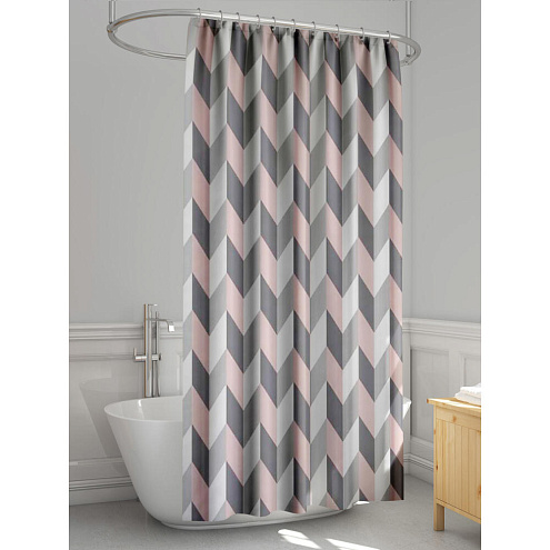 XQ-185 Занавеска-штора для ванн Delly полиэстер Китай 170х180: фотография 1