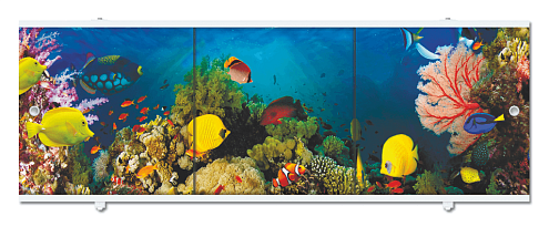 Экран под ванну Премиум Подводный мир 1,68 : фотография 1