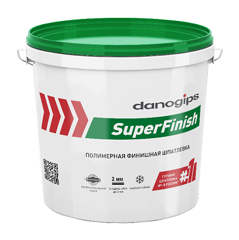 Шпатлевка финишная готовая Danogips SuperFinish  28кг: фотография 1
