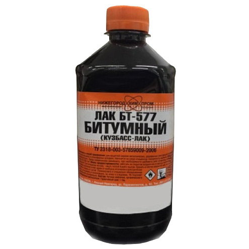 Лак битумный БТ-577, ПЭТ 0,5л: фотография 1