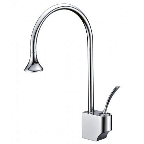 Смеситель Lemark "Соул" LM6005C для кухни с высоким поворотным изливом хром: фотография 1