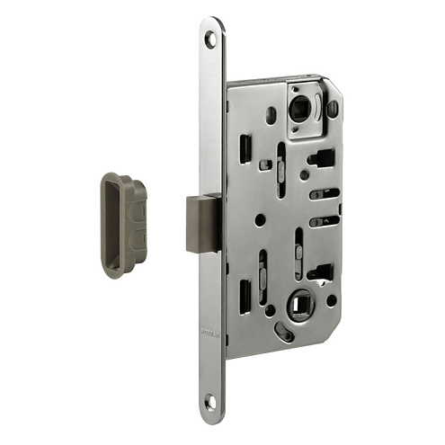 Замок магнитный М 13М-96мм под фиксатор с магнитным ригелем, хром: фотография 1