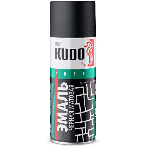 Эмаль универсальная «3P» TECHNOLOGY, черный матовый : фотография 1